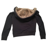 Woolrich Hooded Sweatshirt with fur trim