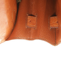 Hermès Kelly Bag 32 aus Wildleder in Braun