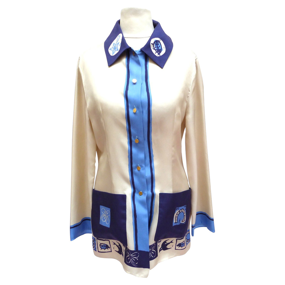 Paule Ka Silk blouse with print