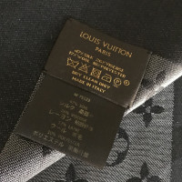 Louis Vuitton Monogram glansdoek in zwart / Zilver