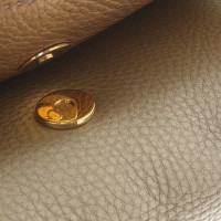 Gucci clutch in pelle color oro