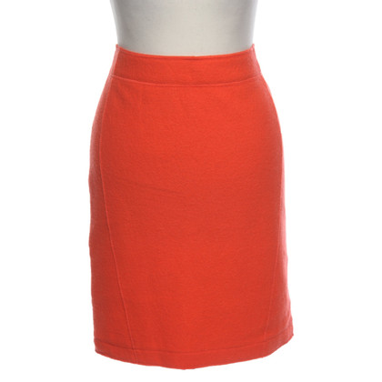 Marc Cain Skirt Wool in Orange