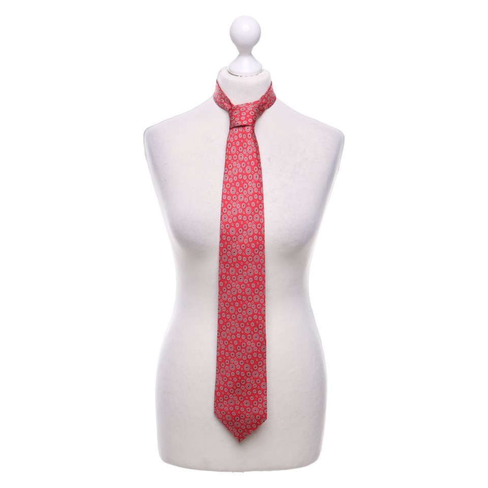 Hermès Krawatte mit Kreisen