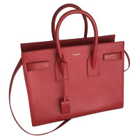 Saint Laurent Sac De Jour en Cuir en Rouge