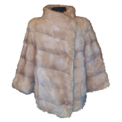 Kopenhagen Fur Jacke/Mantel aus Pelz in Creme