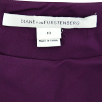 Diane Von Furstenberg Seidenkleid in Violett