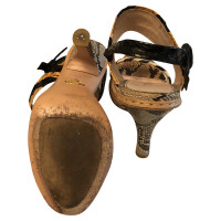 Prada Reptile leather sandals