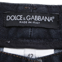 Dolce & Gabbana Boot Cut Jeans bleu foncé