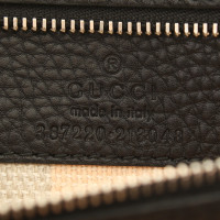 Gucci "Bamboo Daily Clutch" in Schwarz