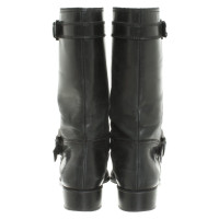 Tod's Bottes en Cuir en Noir