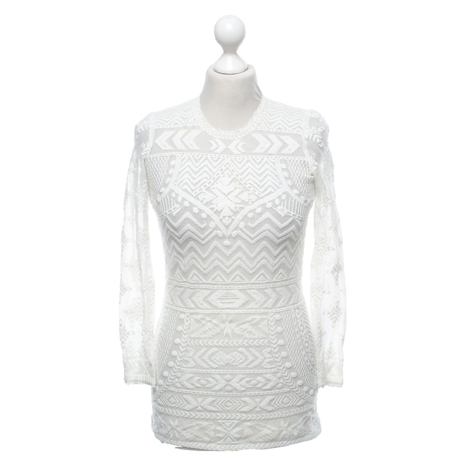 Isabel Marant For H&M Oberteil aus Baumwolle in Weiß