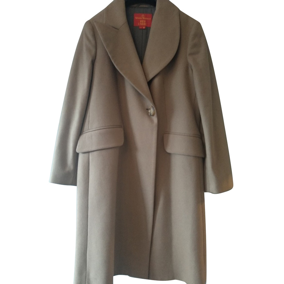 Vivienne Westwood Giacca/Cappotto in Lana in Beige