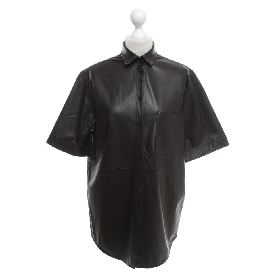 Iro Leather shirt blouse