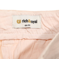 Rich & Royal Paire de Pantalon en Nude
