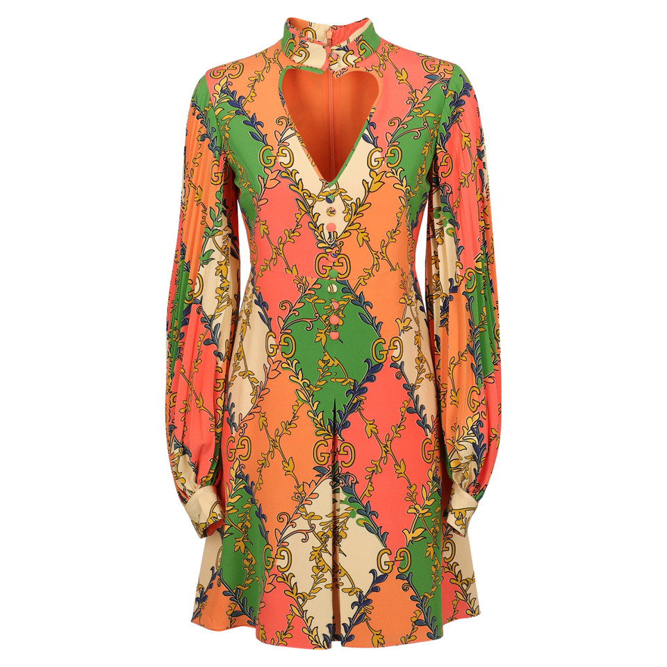 Gucci Dress Silk in Orange