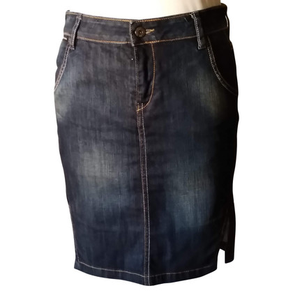 Calvin Klein Rok Katoen in Blauw