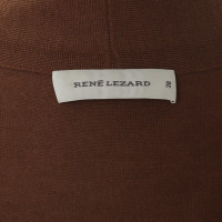 René Lezard Cardigan in ruggine marrone
