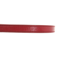 Rochas Cintura in Pelle in Rosso