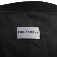 Philosophy Di Alberta Ferretti Kort jasje in zwart