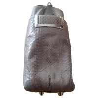 Jimmy Choo Python leather handbag