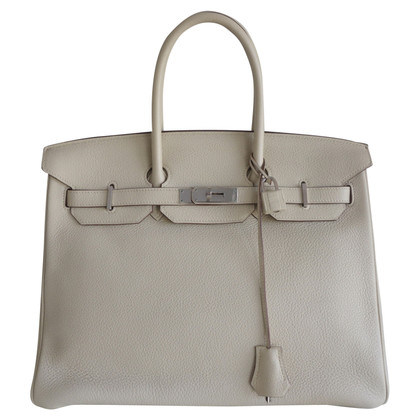 Hermès Birkin Bag 35 Leather in Beige