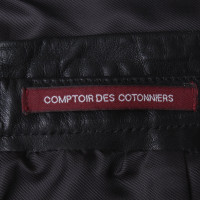 Comptoir Des Cotonniers Leren rok in zwart