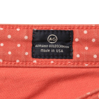 Adriano Goldschmied Red jeans with points