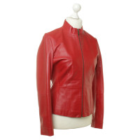 Stefanel Leather jacket in red