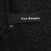 The Kooples abito di pizzo nero in