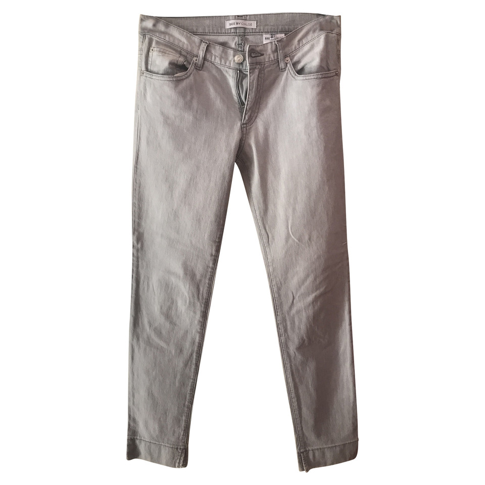 See By Chloé Jeans aus Jeansstoff in Grau