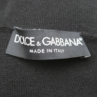 Dolce & Gabbana Strickkleid in Schwarz