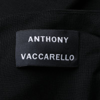 Anthony Vaccarello Top en Noir