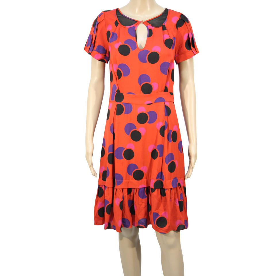 Marc Jacobs Seidenkleid mit Muster