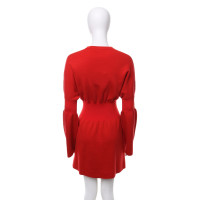 Tibi Kleid aus Wolle in Rot