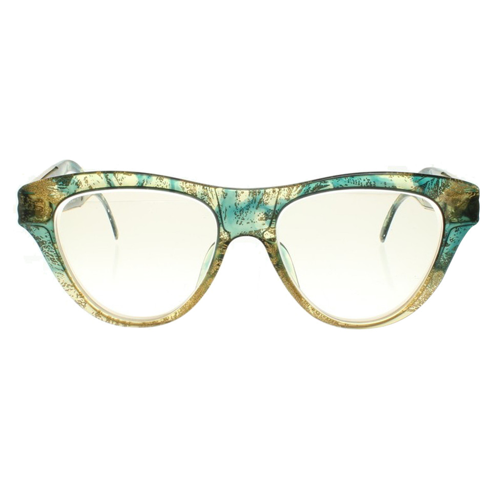 Christian Dior Glasses in green / gold