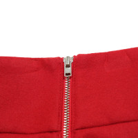 Acne Trousers in Red