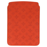 Louis Vuitton Tasje/Portemonnee Leer in Oranje