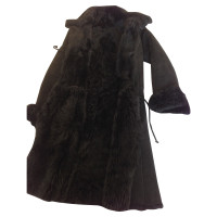 Armani Collezioni Sheepskin coat in black