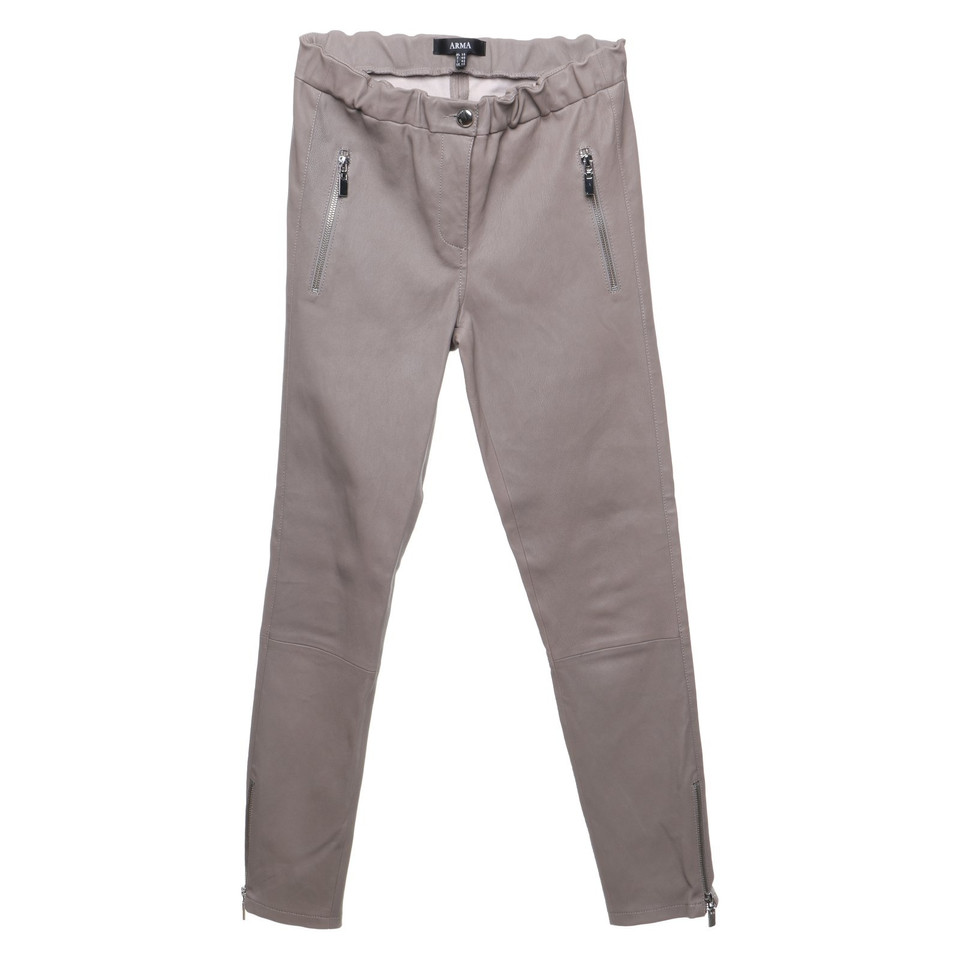 Arma trousers made of leather