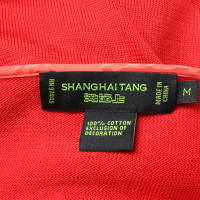 Shanghai Tang  Top en Coton en Rouge