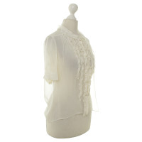 Chloé Silk blouse with ruffle details