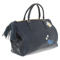 Anya Hindmarch Sac à main en bleu foncé