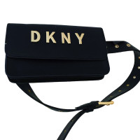 Dkny Shoulder bag Patent leather in Black