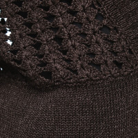 Escada Crochet dress in dark brown