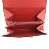 Hermès Constance Wallet aus Leder in Rot
