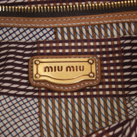 Miu Miu Handtasche in Khaki