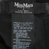 Max Mara Kokerrok in zwart / grijs