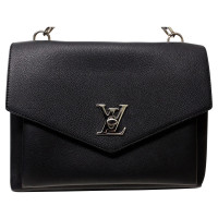 Louis Vuitton Shopper aus Leder in Schwarz