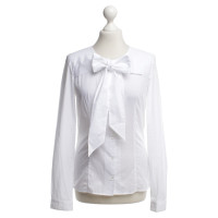 Hugo Boss Bow blouse en blanc