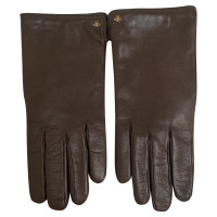 Gucci Gloves Leather in Brown